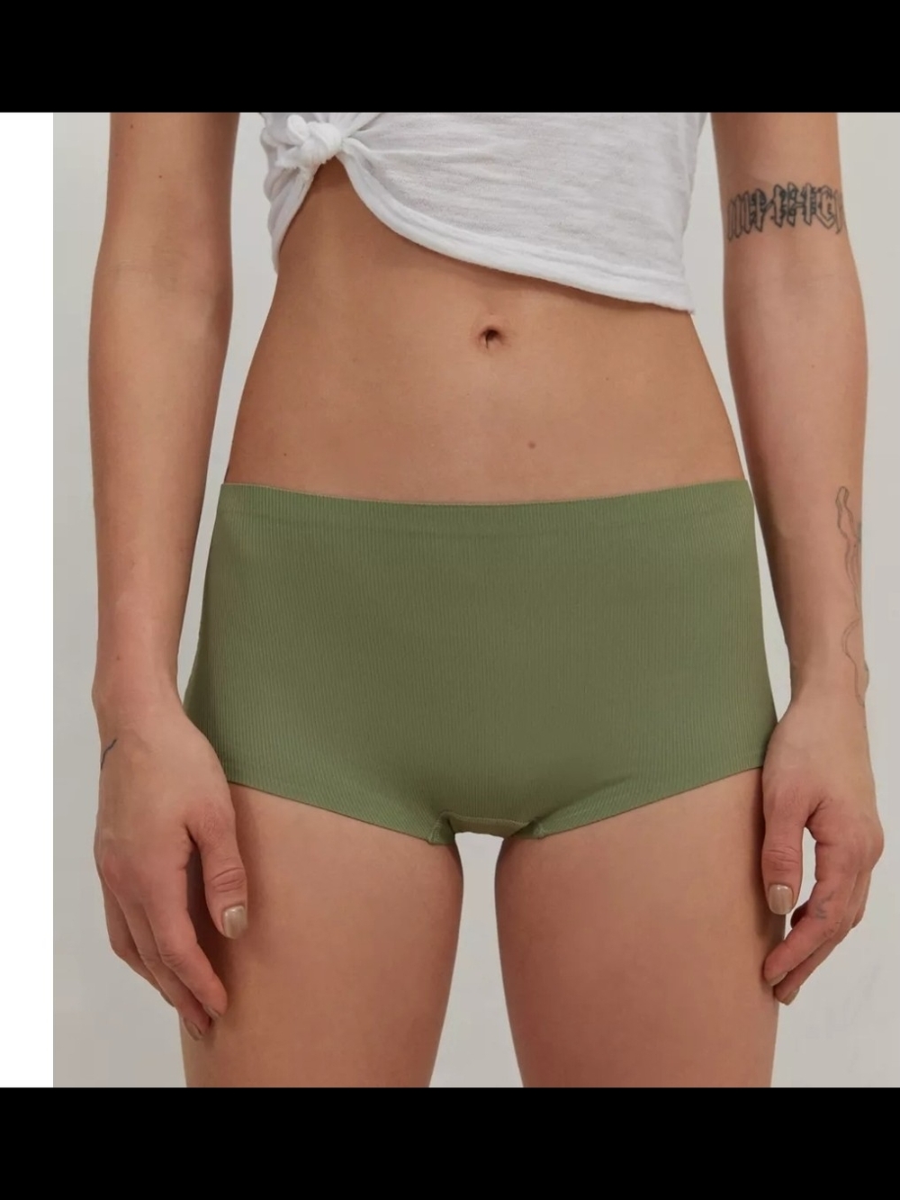 UO Out From Under Ribbed Boyshorts 2pk